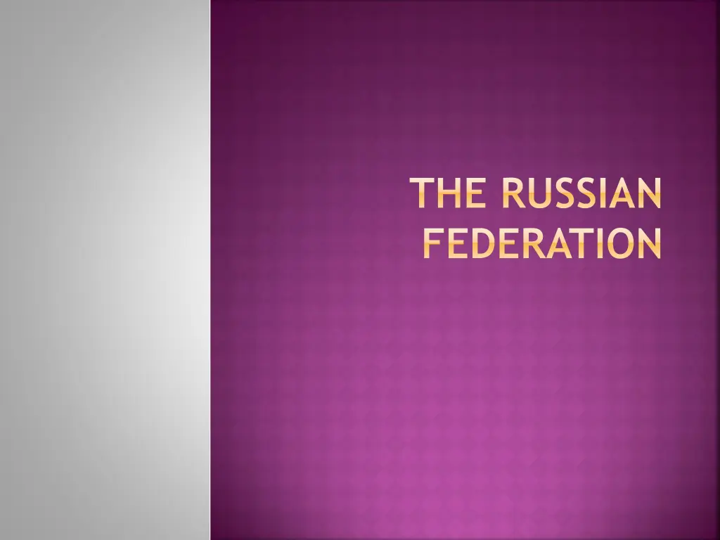 the russian federation n.w
