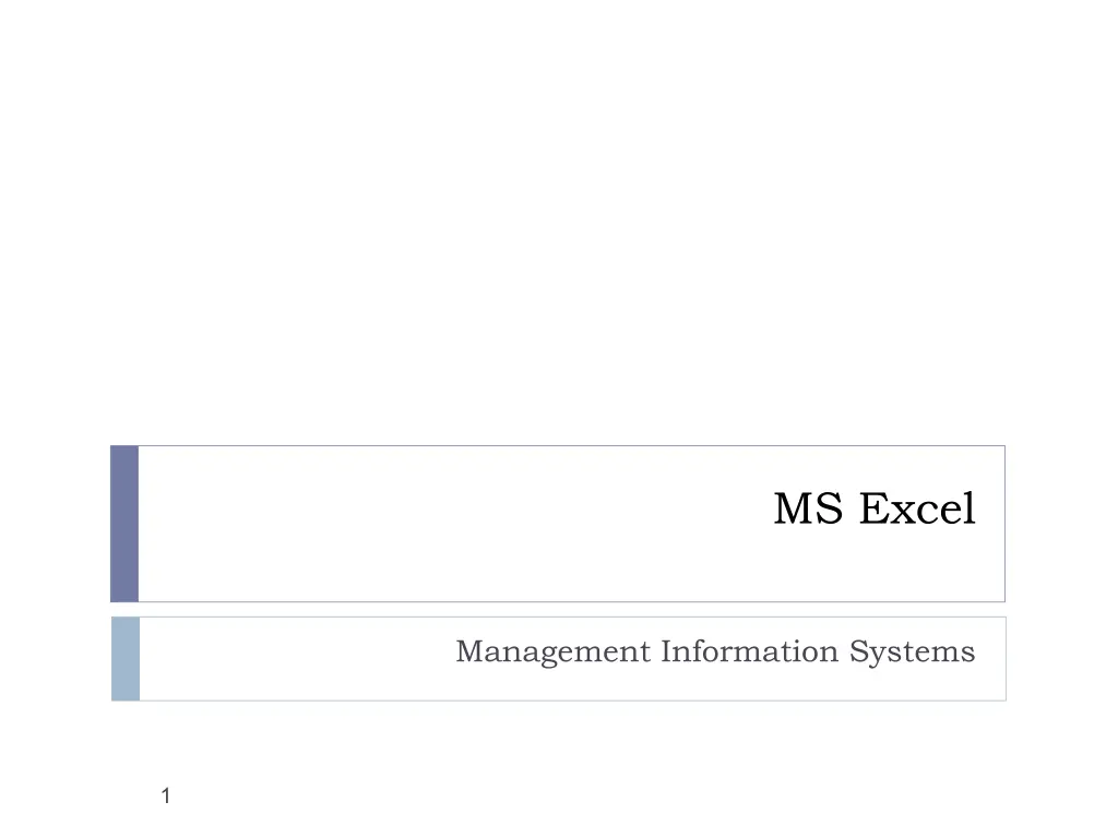 ms excel n.w