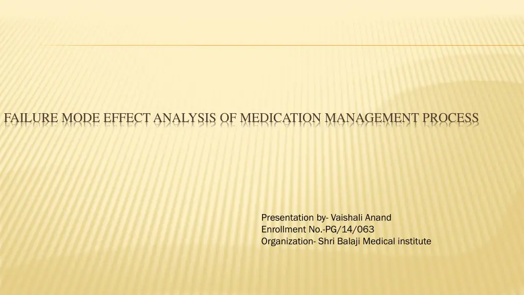 failure mode effect analysis of medication n.w