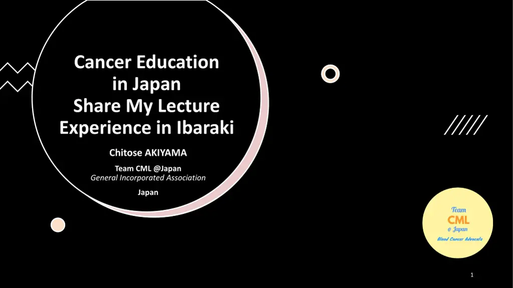 cancer education in japan share my lecture n.w