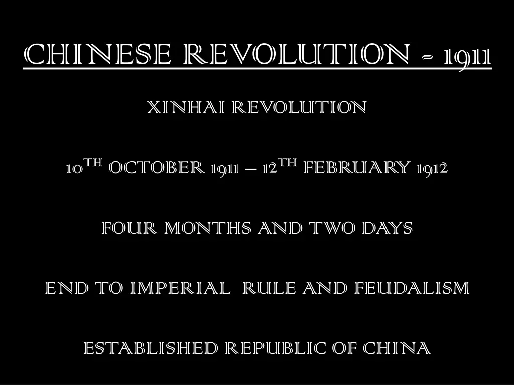 chinese revolution 1911 n.w