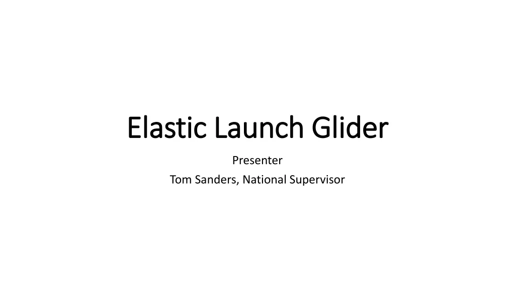elastic launch glider elastic launch glider n.w