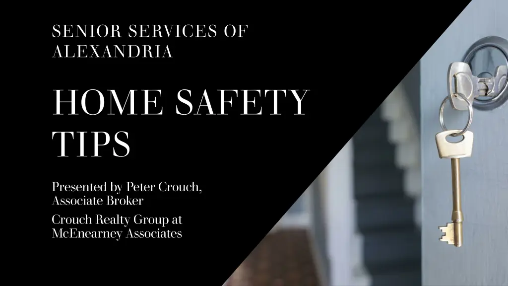 senior services of alexandria home safety tips n.w