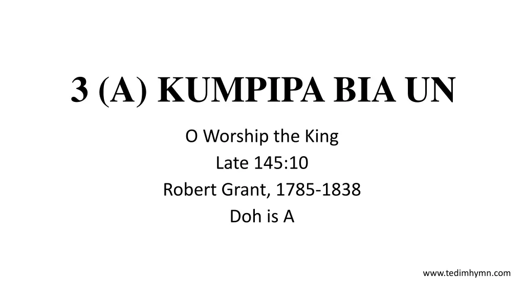 3 a kumpipa bia un n.w