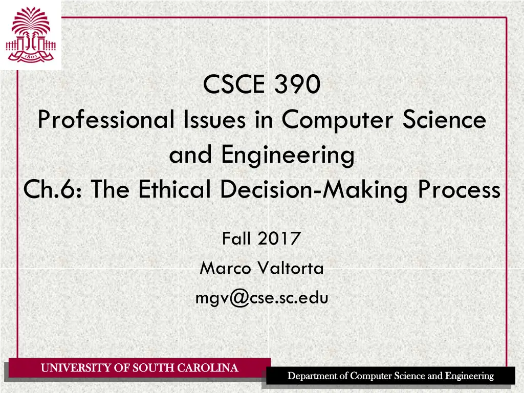 csce 390 n.w