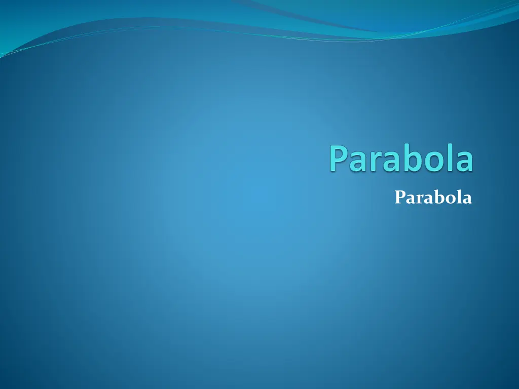 parabola n.w
