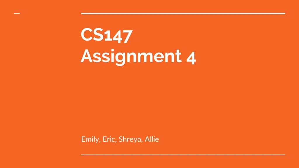 cs147 assignment 4 n.w