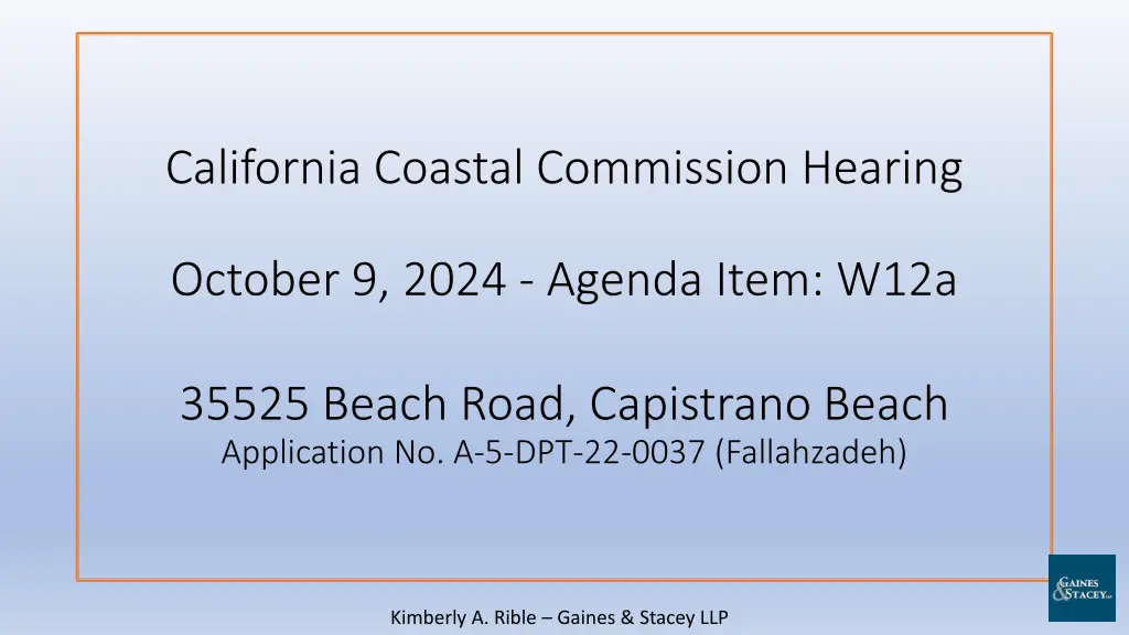 california coastal commission hearing n.w