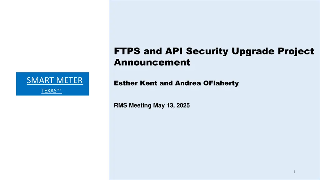 ftps and api security upgrade project announcement n.w