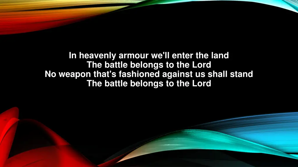 in heavenly armour we ll enter the land n.w