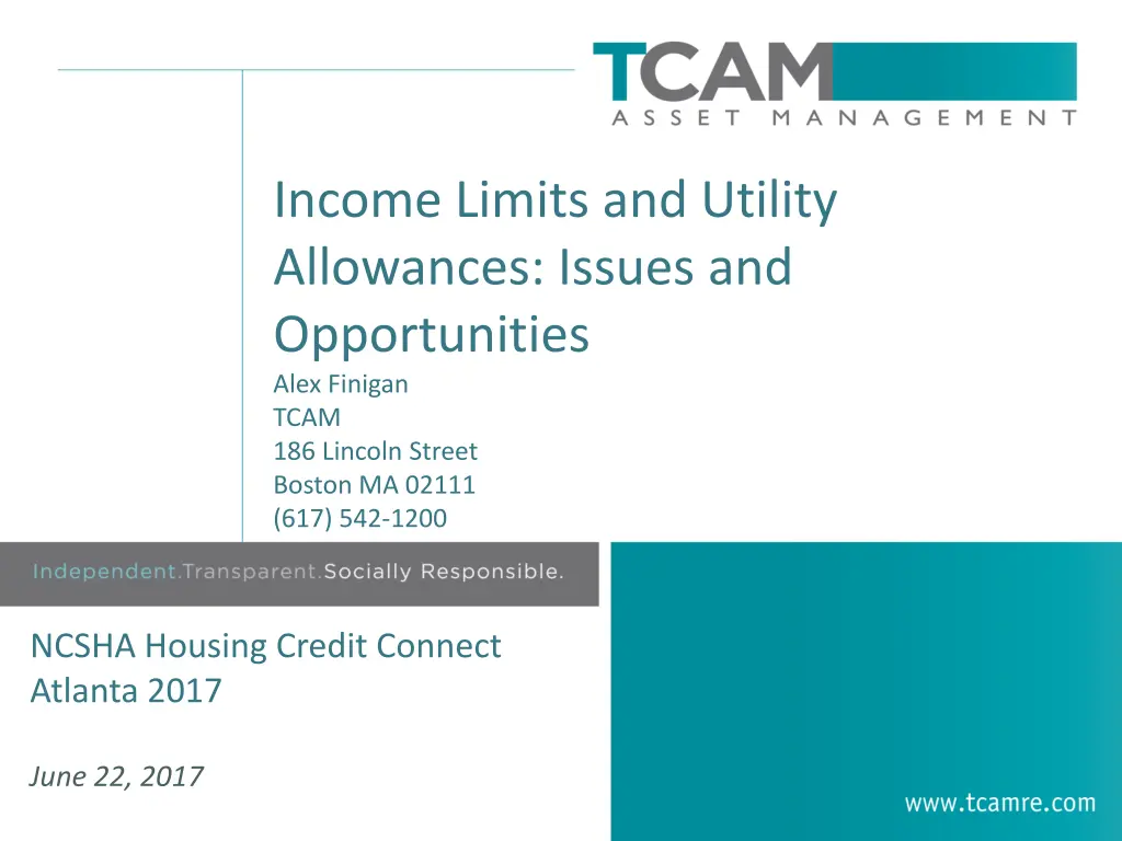 income limits and utility allowances issues n.w