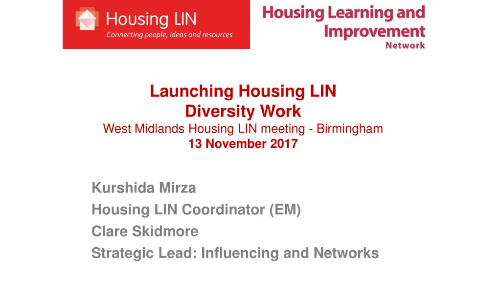 launching housing lin diversity work west n.w