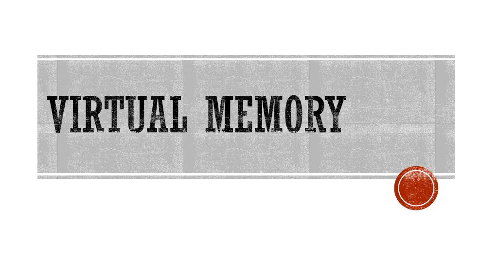 virtual memory n.w
