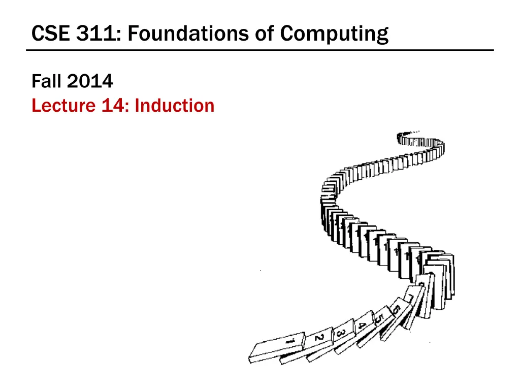 cse 311 foundations of computing n.w