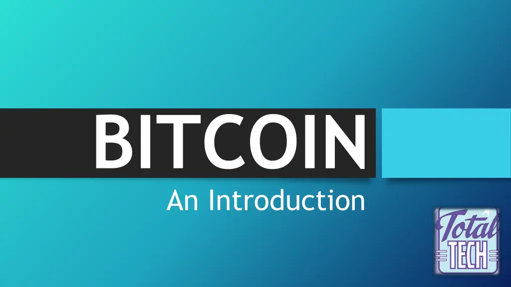 bitcoin an introduction n.w