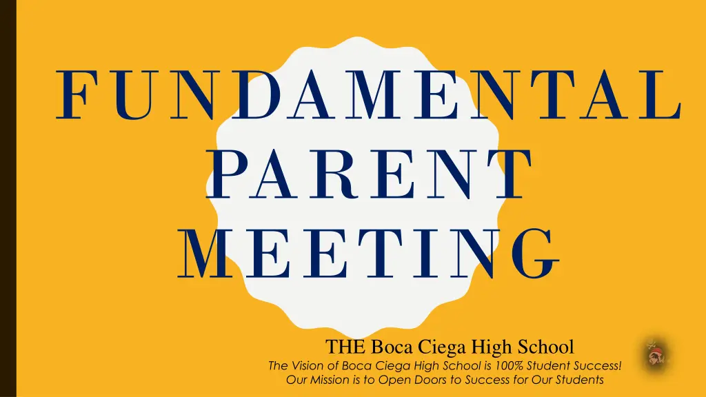 fundamental parent meeting n.w