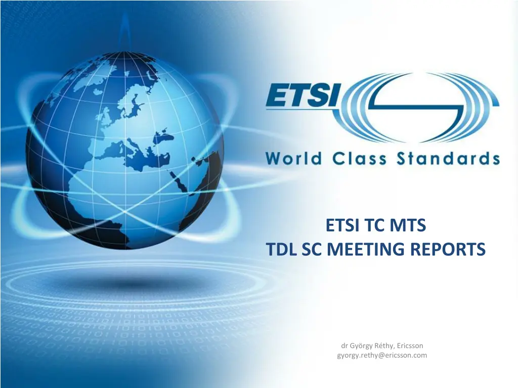 etsi tc mts n.w