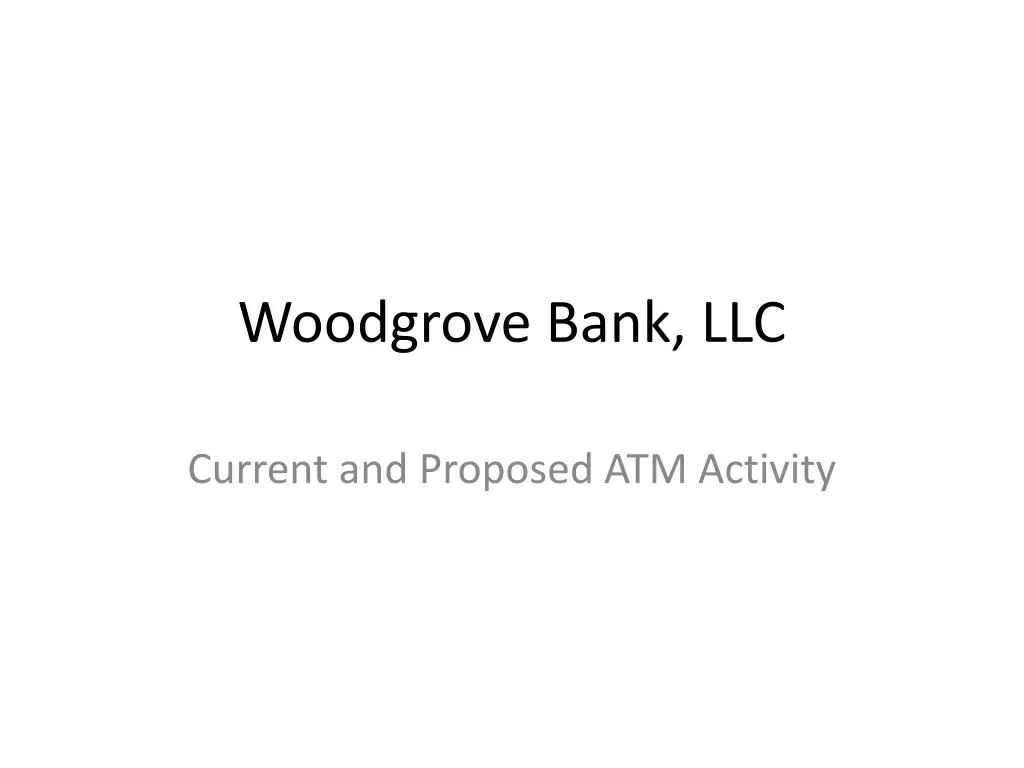 woodgrove bank llc n.w