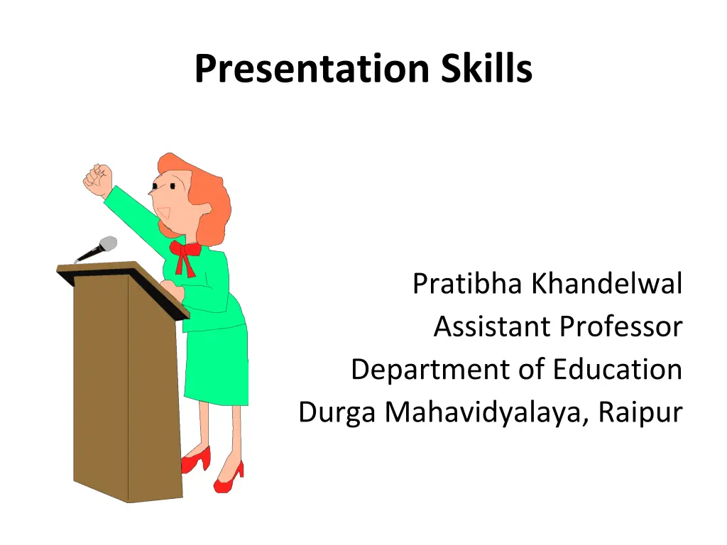 presentation skills n.w