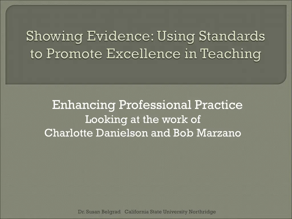 enhancing professional practice looking n.w