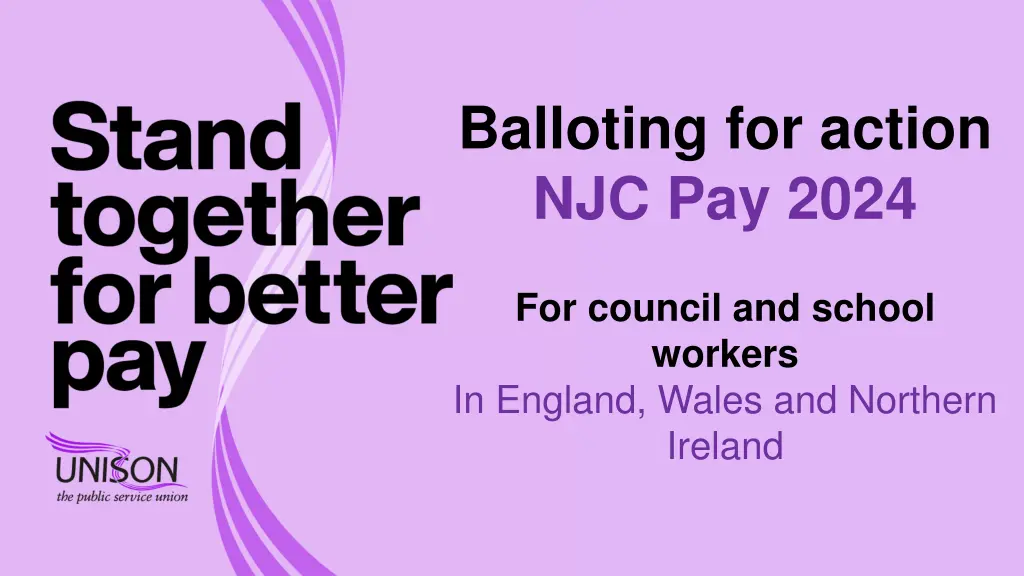 balloting for action njc pay 2024 n.w