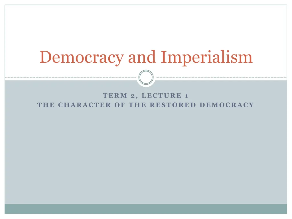 democracy and imperialism n.w