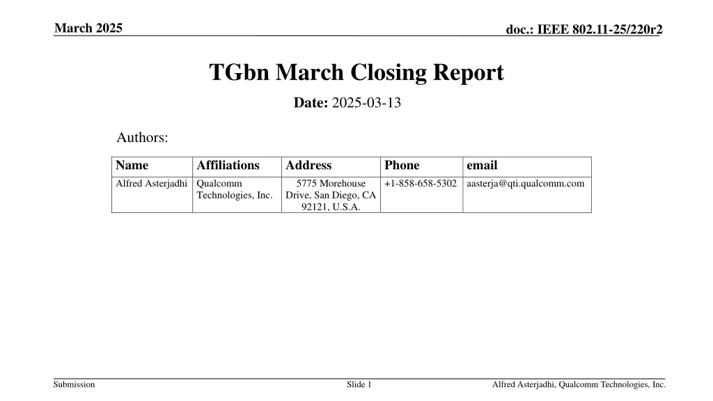 march 2025 n.w