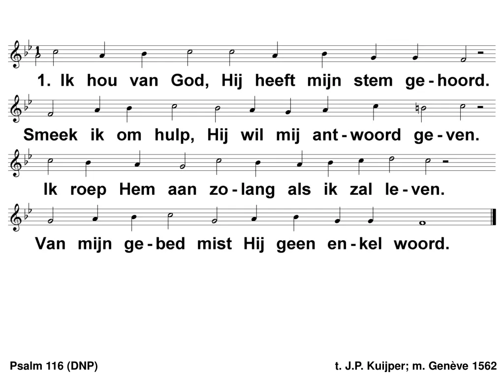 psalm 116 dnp n.w