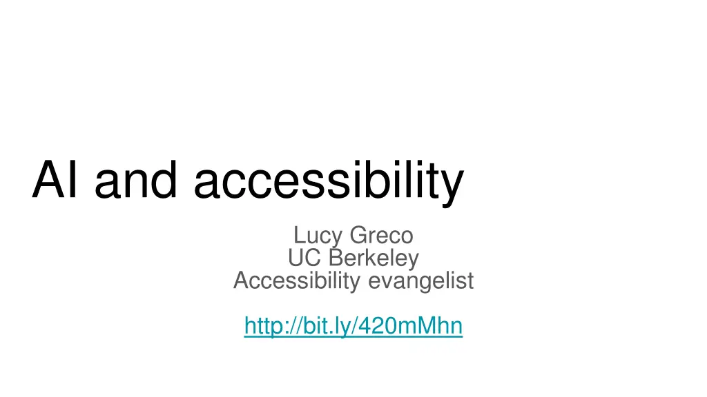 ai and accessibility n.w