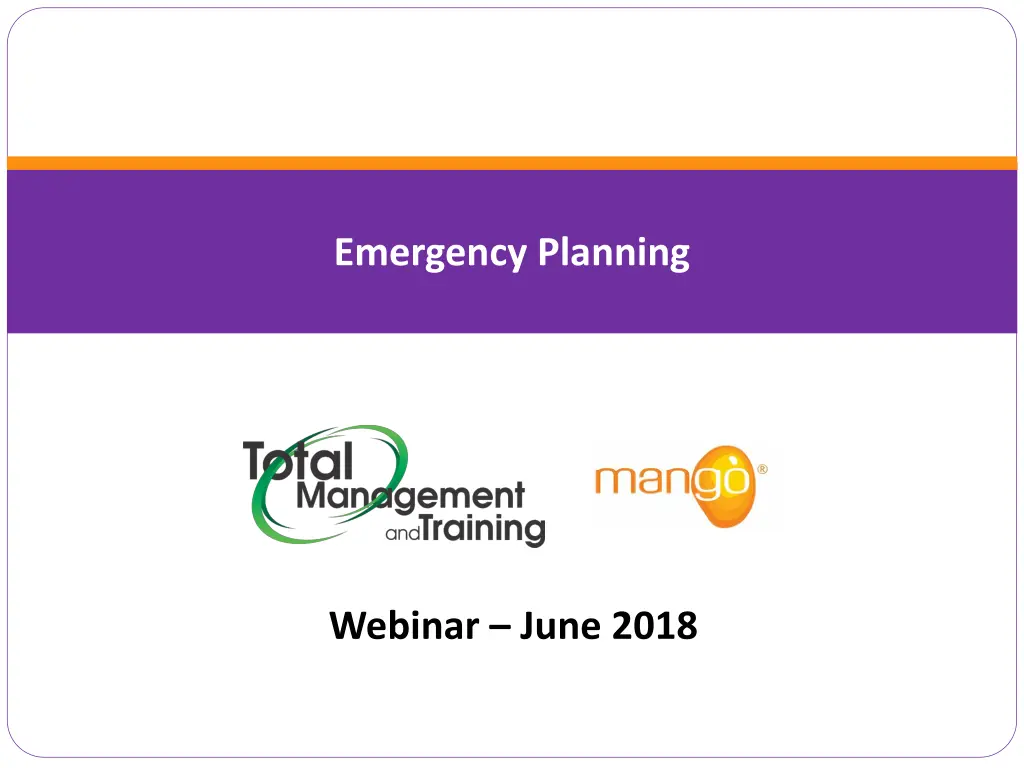 emergency planning n.w