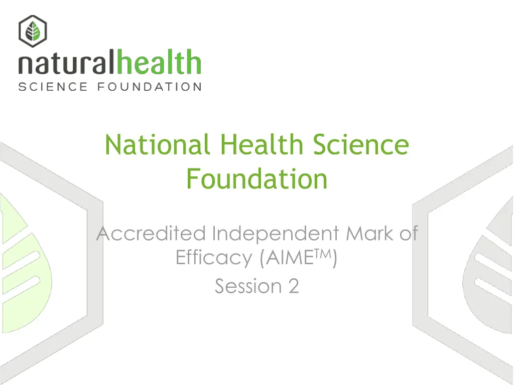 national health science foundation n.w