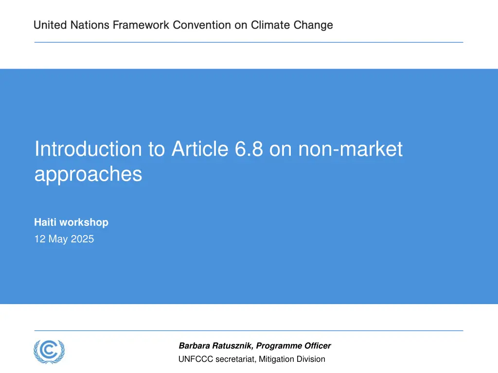 introduction to article 6 8 on non market n.w