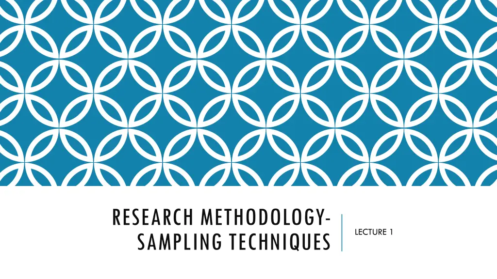 research methodology sampling techniques n.w