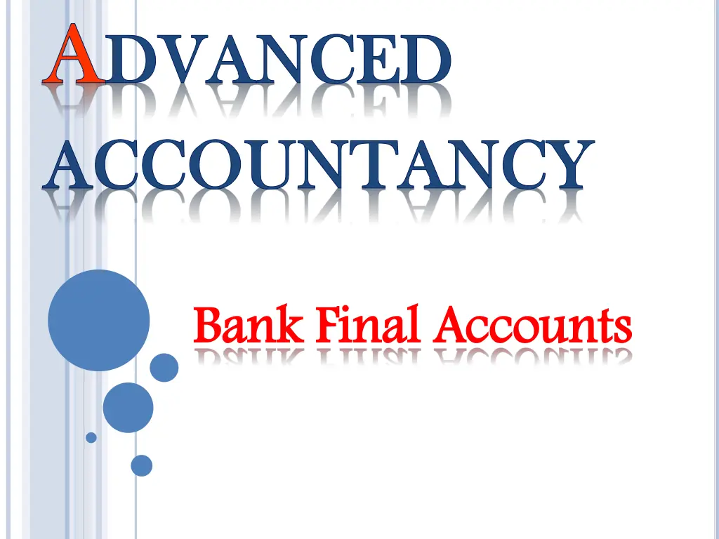 a a dvanced dvanced accountancy accountancy n.w