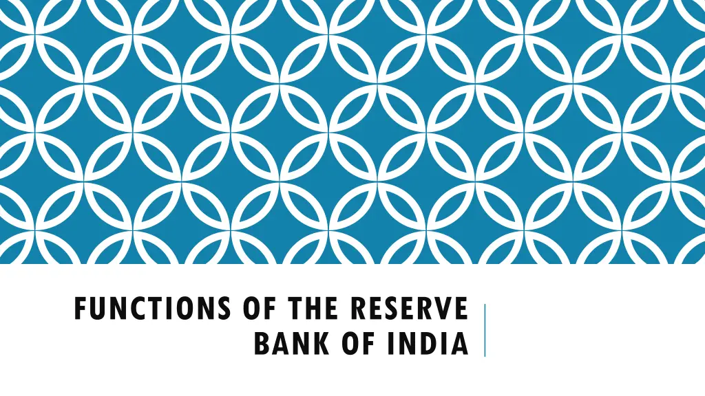 functions of the reserve bank of india n.w