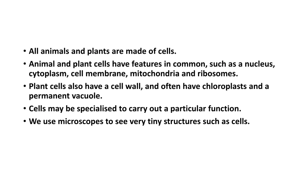 all animals and plants are made of cells animal n.w