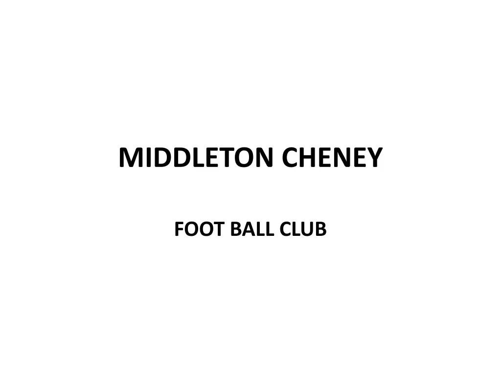 middleton cheney n.w