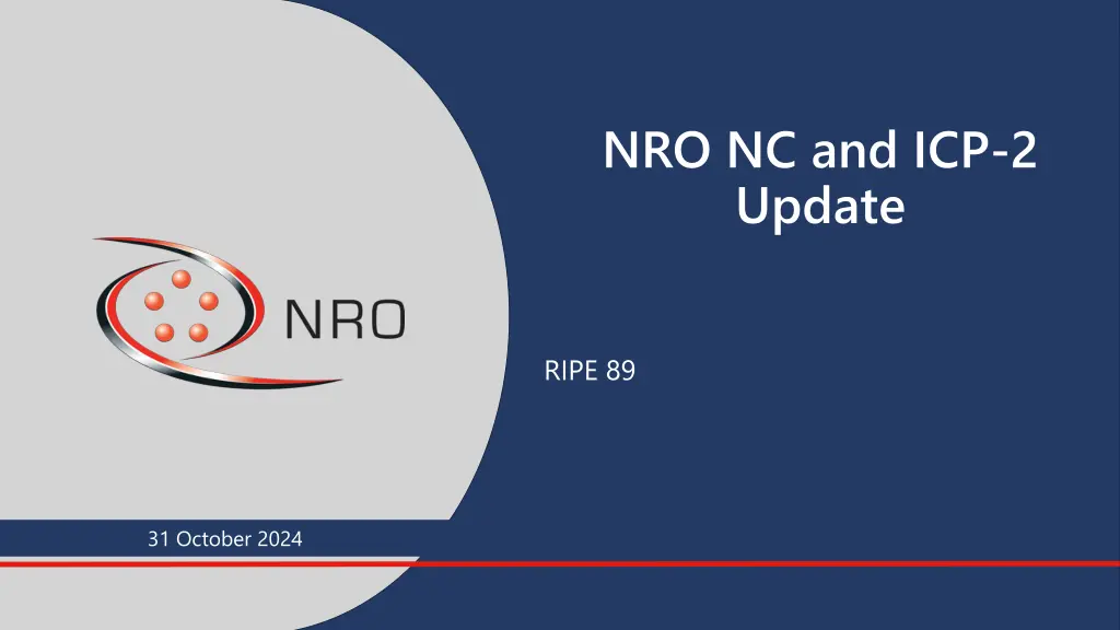 nro nc and icp 2 update n.w