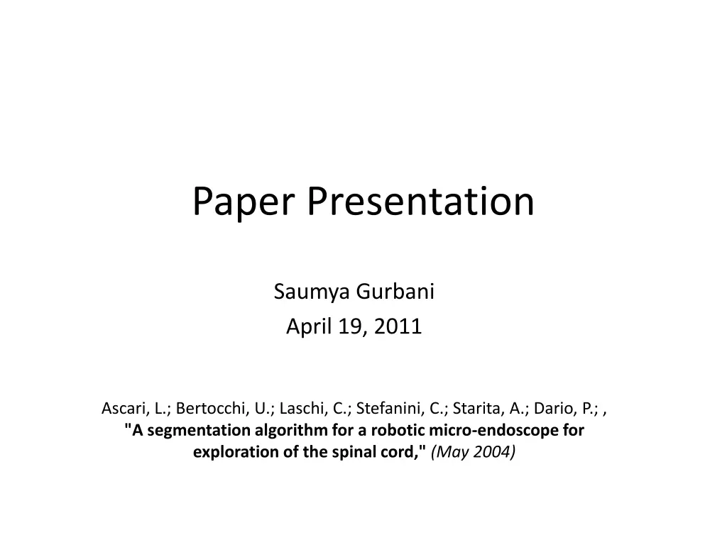 paper presentation n.w