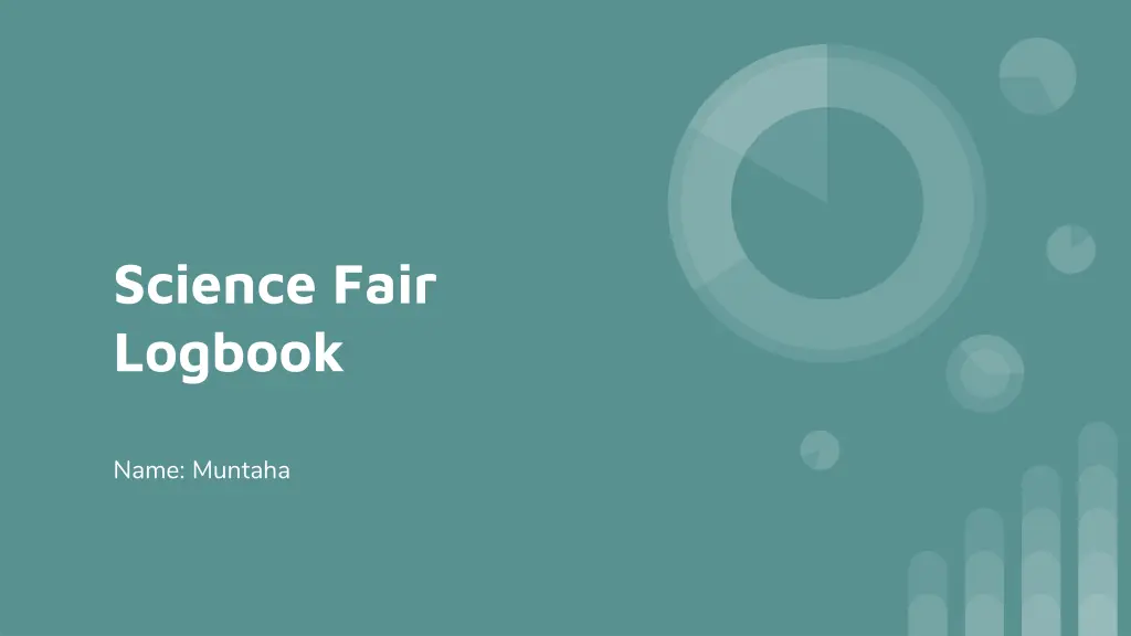 science fair logbook n.w