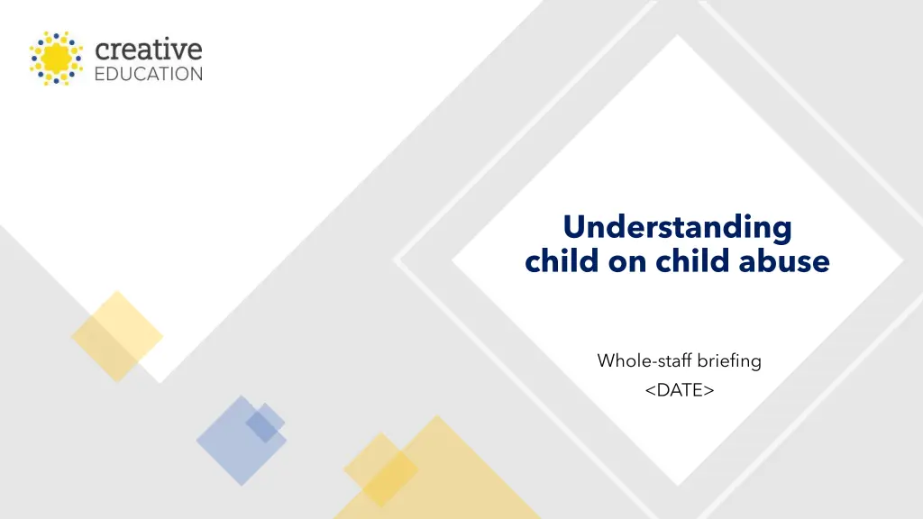 understanding child on child abuse n.w