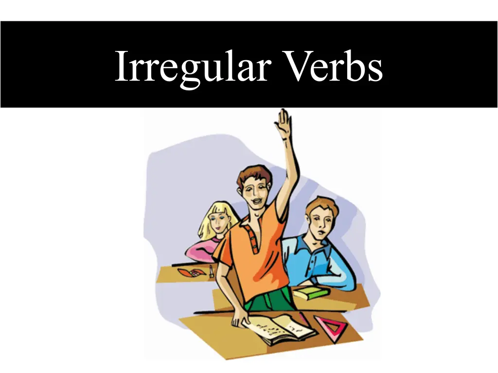 irregular verbs n.w