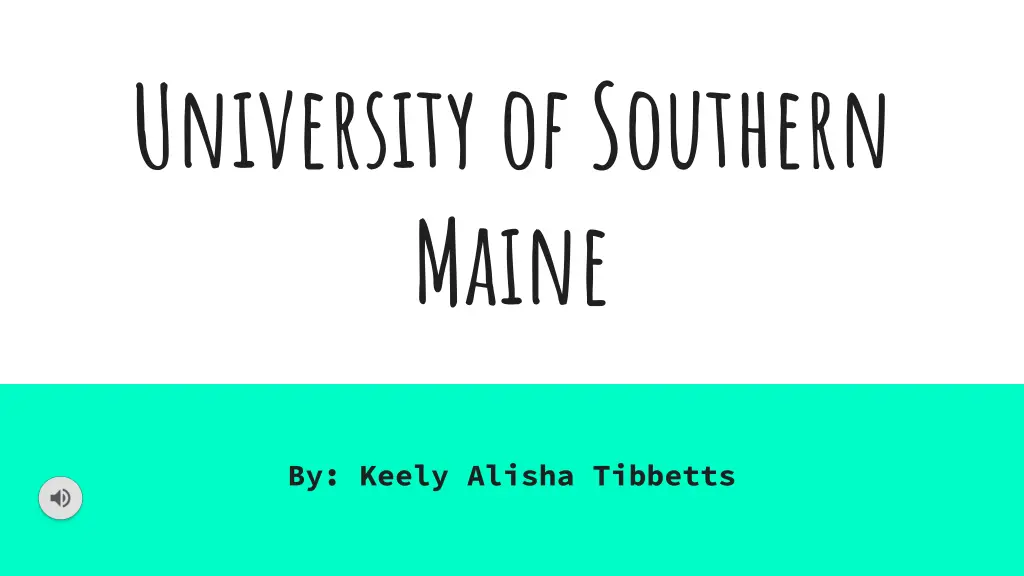 university of southern maine n.w