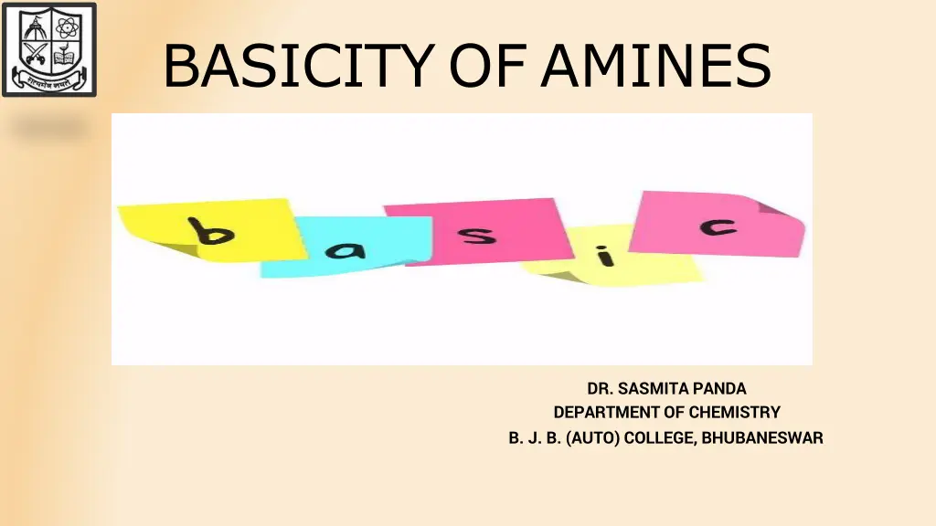 basicity of amines n.w