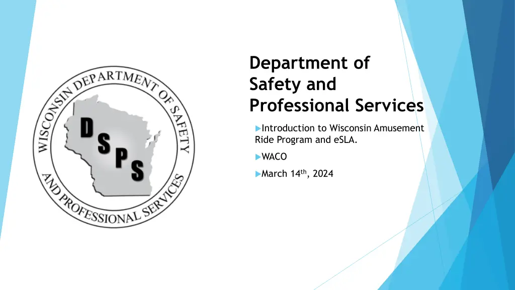 wisconsin department of safety and professional n.w