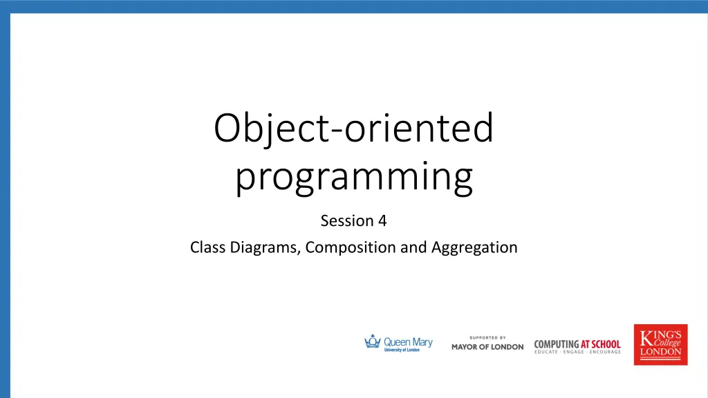 object oriented programming n.w