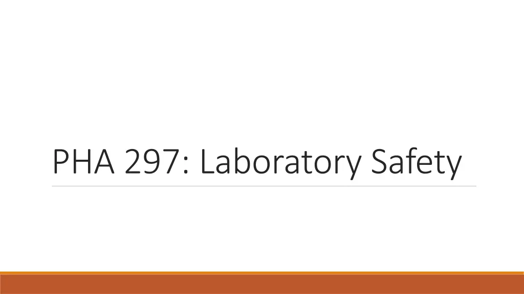 pha 297 laboratory safety n.w