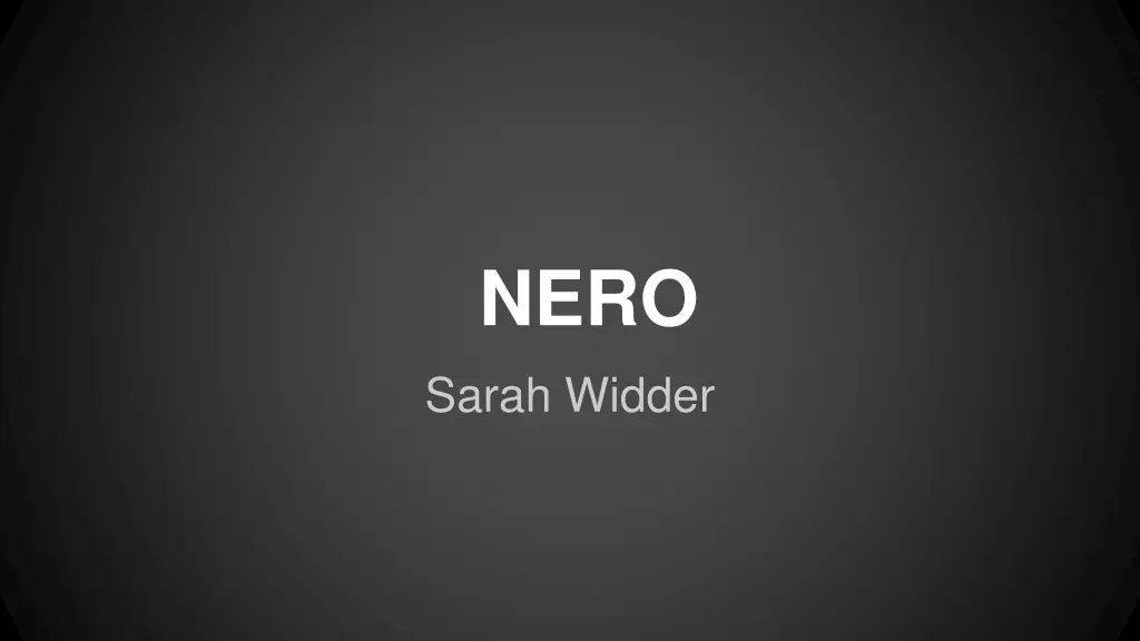 nero sarah widder n.w