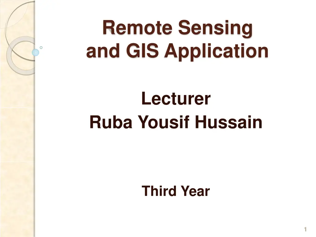 remote sensing and gis application n.w
