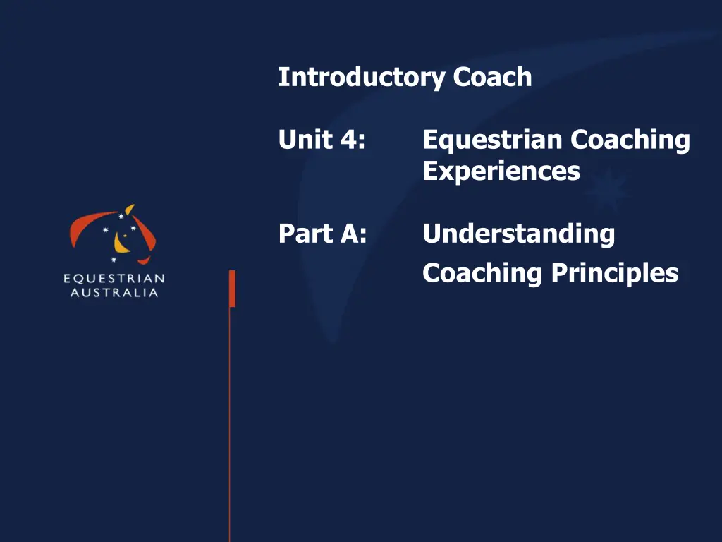 introductory coach n.w